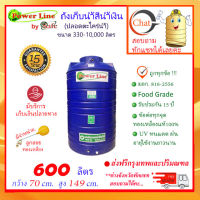 Power Line by SAFE-600 / ถังเก็บน้ำสีน้ำเงิน 600 ลิตร ส่งฟรีกรุงเทพปริมณฑล