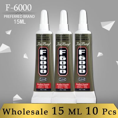 【LZ】 F6000 cola 10 pçs 15ml super adesivos para acrílico cola jóias grânulos strass artesanato de vidro diy