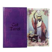 Cat Tarot Decks English Version Tarot Cards for Beginners Learning Professionals Fortune Telling Card Deck Table Board Games superior