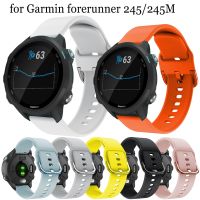 sdfdfsgs 20mm Silicone Watchband Straps for Garmin Forerunner 245M/645/245/645 Music Smart Bracelet Wristband for Gamin Venu/Vivomove HR