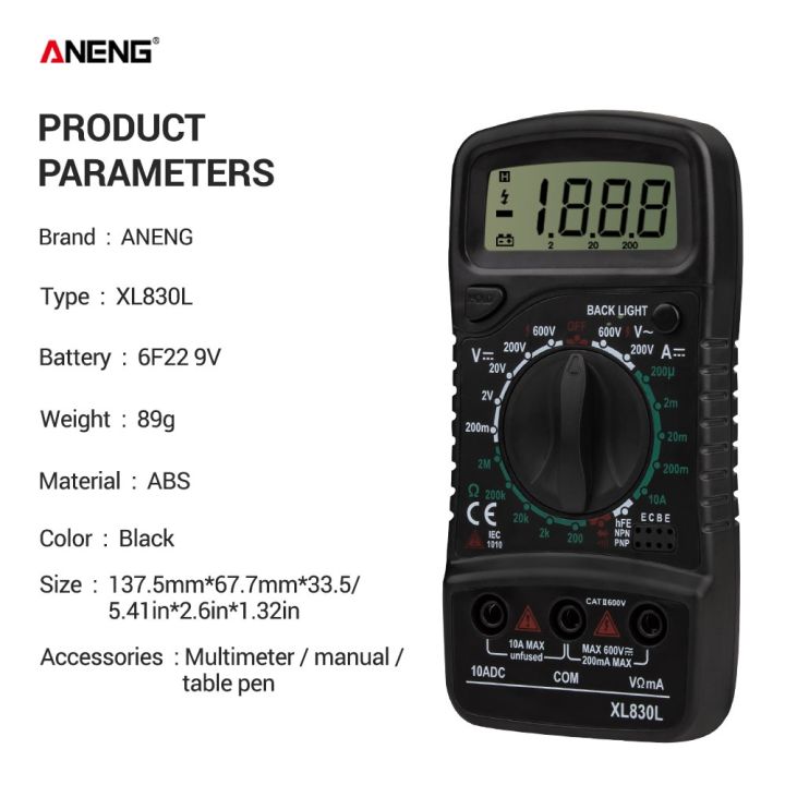 aneng-xl830l-digital-multimeter-esr-meter-testers-automotive-electrical-dmm-transistor-peak-tester-meter-capacitance-meter