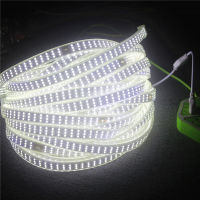 276 Ledsm 180 Ledsm SMD 2835 220โวลต์หลอดไฟ LED Strip กันน้ำสามแถว LED เทปเชือกที่มีความยืดหยุ่นไฟ LED ไฟตกแต่งกลางแจ้ง *