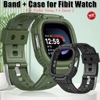 ✷△ เคส TPU Band สำหรับ Fitbit Watch Versa 3 4 Sense 2 SmartWatch Wrist Band Replacement Integral Bracelet Versa 3 4 Sense 2