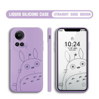 เคสม็อบขนาดเล็กสำหรับ OPPO Reno10 Pro 5G Ghibli Miyazaki Hayao เพื่อนบ้านเคสโทรศัพท์ของฉันปลอกซิลิโคนของเหลวทรงสี่เหลี่ยมดั้งเดิมคลุมทั้งหมดเคสป้องกันทนแรงกระแทกกล้อง