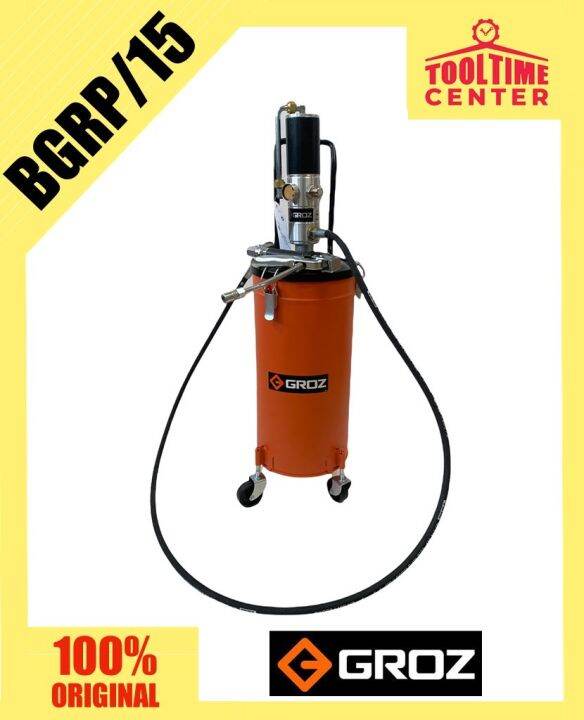 Groz Air Operated Pneumatic Grease Pump in 15kg. 30kg, and 50kg