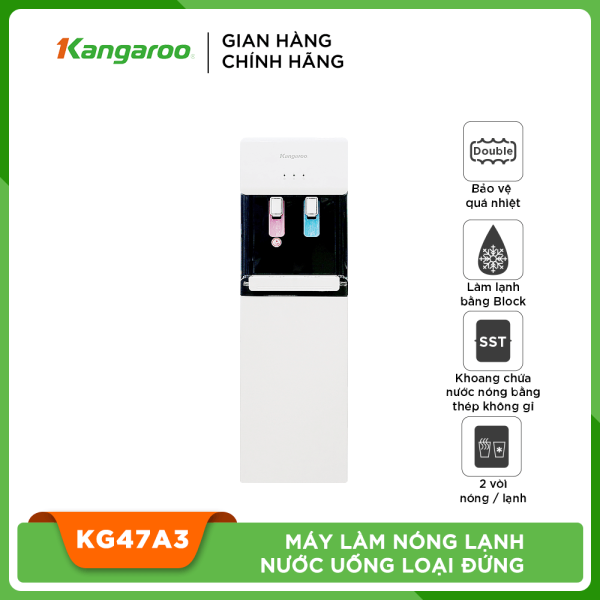 Máy làm nóng lạnh nước uống Kangaroo dạng đứng KG47A3