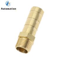 Brass Pipe Fitting 4mm-12mm Hose Barb Tail M10 M12 M14 M16 M20 Metric Male Thread Connector Joint Copper Coupler Adapter