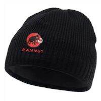 MAMMUT การค้าต่างประเทศหมวกขนสัตว์แบบถัก Plus กำมะหยี่อบอุ่น Anti-Cold หมวกป้องกันหูเดินป่าหมวกกีฬาหมวกกันลม