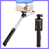 JWQYPH สากล แบบพกพา โทรศัพท์มือถือ ขยายได้ มีสาย Monopod มือถือ ไม้เซลฟี่ การถ่ายภาพ