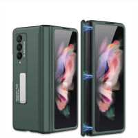 Magnetic Attraction Kickstand S Pen Slot Phone Case for Samsung Galaxy Z Fold3 Fold 3 5G Hinge Protector Full Protection Cover