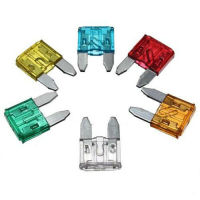 XMM-120pcs 5a-30a Each 20 Pieces Mini Blade Type Fuse Car Truck Mini Medium Blade Type Classification Fuse Kit