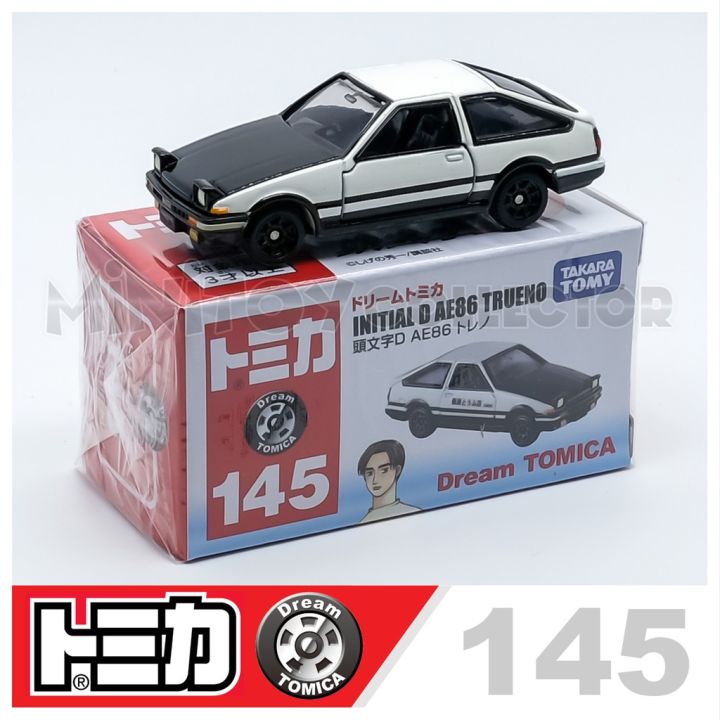 รถเหล็กtomica-ของแท้-dream-tomica-no-145-initial-d-ae86-trueno-บริการเก็บเงินปลายทาง