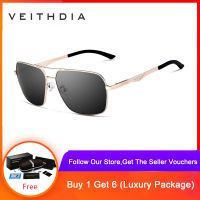 VEITHDIA แว่นกันแดด Polarized UV400 แว่นตากันแดด แว่นโพลาไรซ์ สำหรับผู้ชาย – 2459