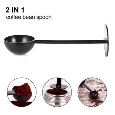 Rayua 2-in-1 ESPRESSO Coffee Bean Tea Spoon Cafe Professional measurement 10g