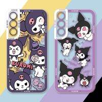 NANCY Electron】เคสโทรศัพท์รูปการ์ตูน A03S Samsung Galaxy S23น่ารัก Kuromi,เคส S22 S21 S20 FE อัลตร้า5กรัม S10 A11 A10S A10 A03 A02ฝาครอบ Plus