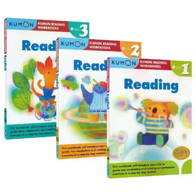  free shipping 6 books set kumon reading workbooks reading grade1 6