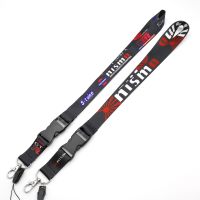 For GTR Racing Sport Lanyard Cellphone JDM Refitting Racing Car Keychain ID Holder Mobile Neck Strap With Quick Release Nismo