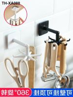 ? Shelf from rotating hook punch strong viscose kitchen wall hanging creative multi-function