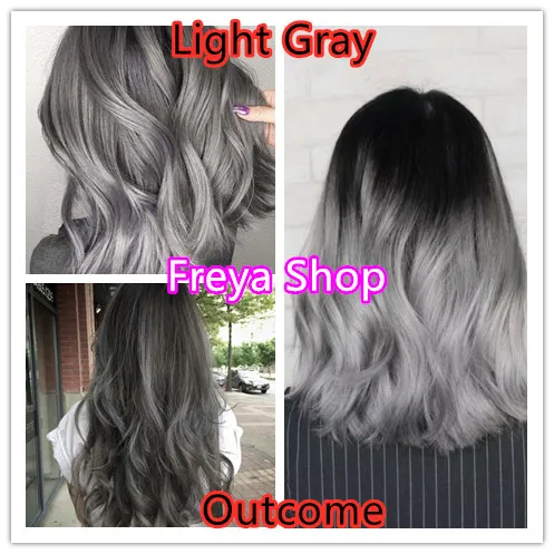 Light Gray Hair Color with Oxidant ( 8/1 Bob Keratin Permanent Hair Dye ) |  Lazada PH