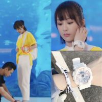 Yang Zis same electronic watch female student Korean version simple junior high school student girl watch ins luminous waterproof sports