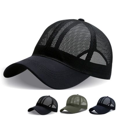 Men Women Summer Full Mesh Baseball Cap Quick Dry Cooling Sun Protection Hiking Golf Running Adjustable Snapback Hat Towels