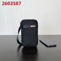 2603587TUMI Alpha 3 Series กระเป๋าสะพายข้างผู้ชายแบบพกพากระเป๋าสี่เหลี่ยมเล็กกระเป๋าสะพายเดินทางเบา