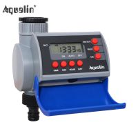 Graden Watering Timer Digital Home Garden Water Timer Solenoid Valve Irrigation Controller System with LCD Display 21002A