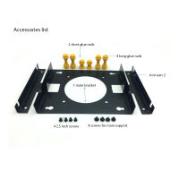 3.5 Inch Hard Disk Shock Absorber Bracket with Mounting Screws for PC Case 3.5 HDD to 5.25 DVD ROM Bay Adapter