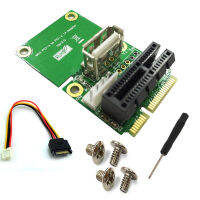 มินิ PCI-E เพื่อ PCI Express PCI-E คณะกรรมการ1x USB 2.0ครึ่งเต็มมินิ PCIE อะแดปเตอร์การ์ด4Pin แหล่งจ่ายไฟคอมพิวเตอร์ส่วนประกอบสำหรับ PC