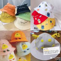 พร้อมส่งจากไทย หมวกเด็ก ยีราฟ หมวกบักเก็ตเด็ก หมวกปีกรอบเด็ก หมวกรัดคาง มีสายรัดคาง Baby Kids Bucket Hat