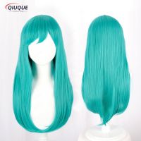 High Quality Anime Dragon Story Bulma Cosplay Wig Buruma Blue Green Heat Resistant Synthetic Hair Halloween Wigs + Free Wig Cap