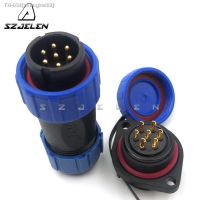 ✻ SP2110 7pin Led Lighting Connector High Quality Ip68 Waterproof ConnectorIndustrial Power Cable Connector 7 Pin Plug Socket