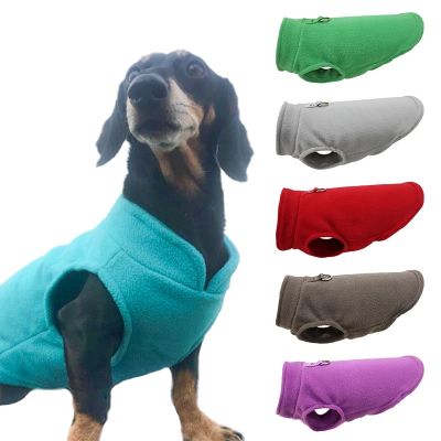 Warm Fleece Dogs Clothes Pet Dog Jacket Vest With D-Ring For Small Dog Cats Clothing French Bulldog Costumes Chihuahua Coat