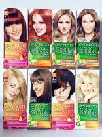 Russian Garnier hair dye milk blue black tea cold brown platinum chocolate without ammonia 110ml