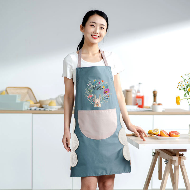 Waterproof Kitchen Apron Chef BBQ Cooking Baking Apron With Pocket For Men Women 