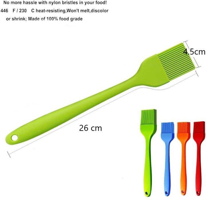 Kuas Masak Full Silikon 26Cm Full Silicone Brush Oles Makanan | Lazada ...