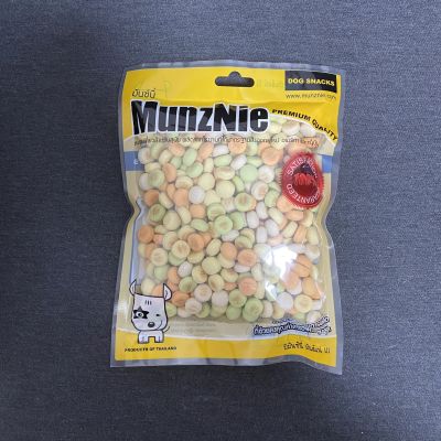 MUNZNIE ขนมขบเคี้ยวสำหรับสุนัข บิสกิตสุนัขรวมรส บรรจุ 200g (1ซอง)