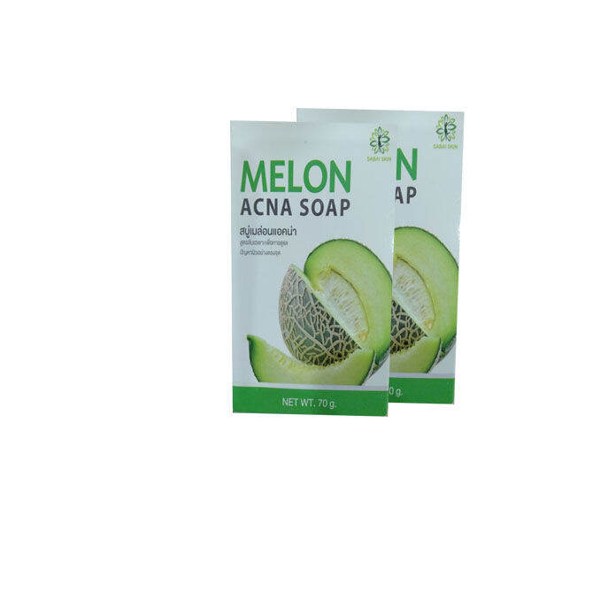 สบู่เมล่อน-melon-acna-soap-70-กรัม-7-ก้อน