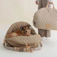 【LZ】▨  Nylon impermeável destacável Pet Bag canil do cão bolsa de carro sofá de viagem Cat Carrier ninho Puppy Bed Small Dog Acessórios Novo