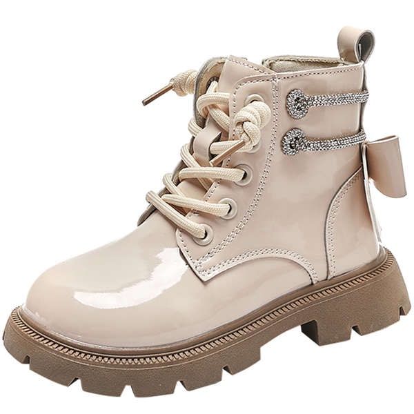 รองเท้าบูทเด็กผู้หญิง-girls-martin-boots-ฤดูใบไม้ผลิและฤดูใบไม้ร่วง-2023-ใหม่สไตล์อังกฤษรันเวย์รองเท้าบูทสั้นสําหรับเด็ก-anti-slip-cool-medium-big-kids-boots