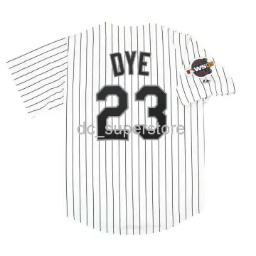 Majestic Chicago White Sox JERMAINE DYE 2005 World Series Baseball Jersey  GRAY