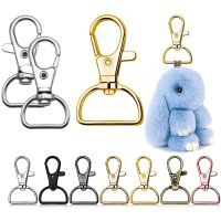 5/10Pcs Swivel Clasp Hooks D Ring Clip Lobster Clasp Keychain Hook Lanyard Swivel Snap Hook Metal Key Ring DIY Crafts Hardware