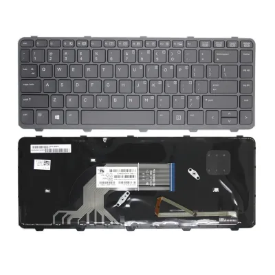 100 New Brand Original US For HP ProBook 430 G2 440G0 440 G1 440 G2 445 G1 445 G2 English Keyboard With Frame