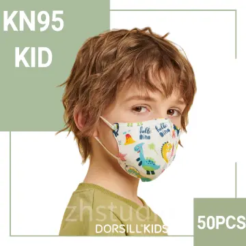 50Pcs Disposable Kids Mask Child Children's Face Protective Masks