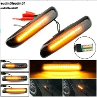 ไฟสำหรับรถ BMW E46 3ชุด Limo Coupe แบบกะทัดรัด Cabriolet ไฟสัญญาณเลี้ยว LED แสดงสถานะด้านข้าง Eudm3f โคมไฟตัวบ่งชี้ไฟกระพริบ