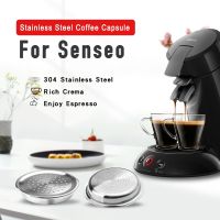 ICafilasStainless Steel Coffee Capsule caps For for Philips Senseo machine Reusable Filter Espresso Coffee Maker