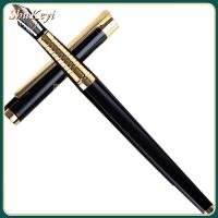 SHUKEYI สีดำสีดำ ปากกาหมึกหมึก โลหะสำหรับตกแต่ง ปากกาสำหรับเด็ก ที่มีคุณภาพสูง ปากกาของขวัญ ออฟฟิศสำหรับทำงาน