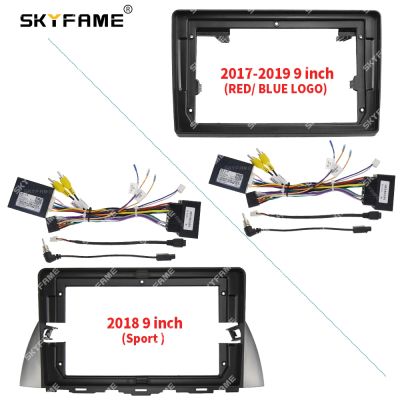 SKYFAME Car Frame Fascia Adapter Canbus Box Decoder For Great Wall Haval H6 2017-2019 Android Radio Dash Fitting Panel Kit