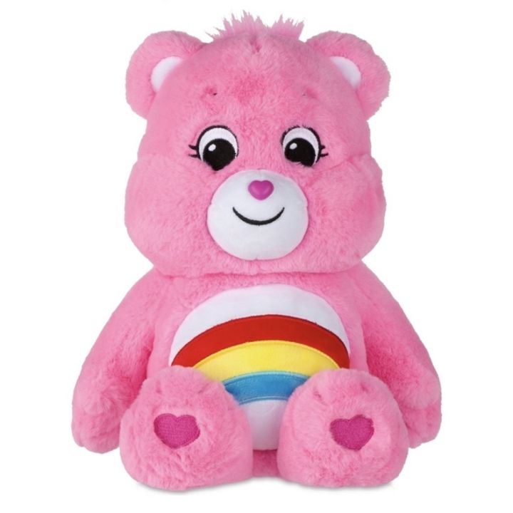 อเมริกาแท้-ตุ๊กตาแคแบร์-carebears-ไซส์-14-นิ้ว-cheer-bear-ของแท้จากอเมริกา-สินค้ามือสองสภาพดีทำความสะอาดก่อนส่ง