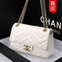 ❐❁✌ Kong leather bought 2022 new joker ling chain bag senior feeling sweet single shoulder